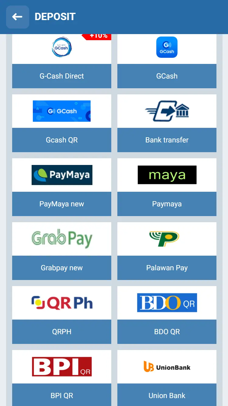 1xbet PH Deposit
